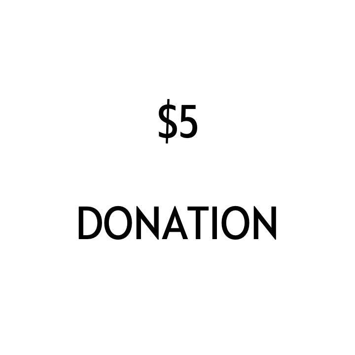 $5 Donation