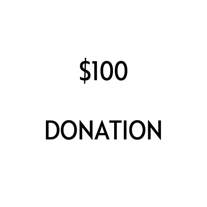 $100 Donation