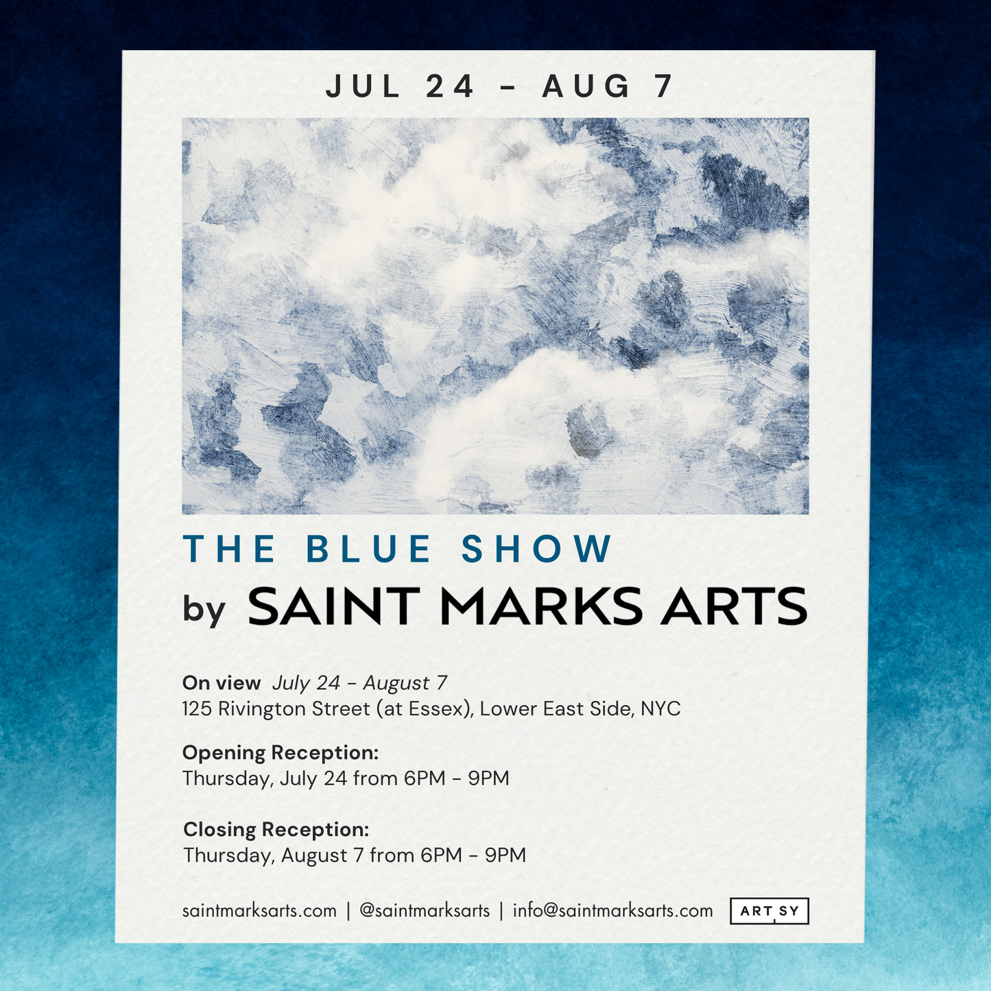 The Blue Show | Summer Group Show