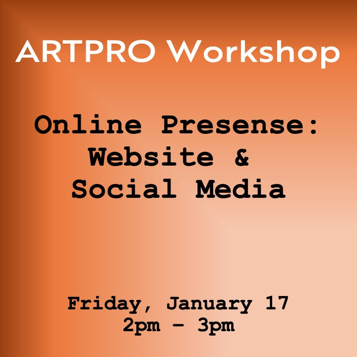 ARTPRO: Online Presence:Website & Social Media